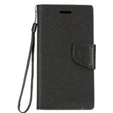GSA Denim Flip Wallet Case for Samsung Galaxy S10 Plus (6.4 ) - Black