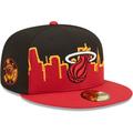 Men's New Era Red/Black Miami Heat 2022 Tip-Off 59FIFTY Fitted Hat