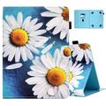 For Onn Pro 10.1 10.5 / iPad 9.7/ iPad 10.2 10.5/ Samsung Galaxy Tab 10.5/ Rca/ Fire HD 10 11th Gen and More 10.1 Tablet Allytech PU Leather Universal Case for All 9.5 - 10.5 inch Tablet- Sunflower