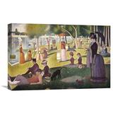 Vault W Artwork 'Sunday Afternoon on The Island of La Grande Jatte' by Georges Seurat Painting Print on Wrapped Canvas in White | Wayfair