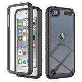 iPod Touch 7th Generation Case iPod Touch 6th/5th Gen Case Dteck Built-in Screen Protector Full Body Rugged Shockproof Case Hard Protective Cover for Apple iPod Touch 7th/6th/5th Gen Black