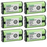 Kastar 6-Pack Battery Replacement for V-TECH VT2422 VT2430 VT2431 VT2433 VT2460 VT2461 VT2481 V-TECH 1261 202420 202431 202432 202437 202439 202481 2420 2421 2430 2431 2461 5801