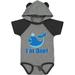 Inktastic Babys 1st Birthday Boys Whale Boys Baby Bodysuit