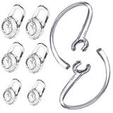 epacks Replacement Ear Gel Tips Loop Clip SML Spare Kit Plantronics M155 M165 M180 M55 M25 M90 Explorer 500 Headset Clamp Gel Earbuds Eartips 6PCS Earhooks Earloop 2PCS (Clear) Headsets Accessories