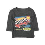 Jumping Beans Infant Boys Long Gray Hot Wheels Race Car T-Shirt Tee Shirt 9m