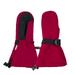 Jan & Jul Waterproof Stay-on Winter Snow and Ski Mittens Fleece-Lined for Baby Toddler Kids Chidren Unisex (S: 2-4Y Red)