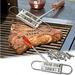 Cheers.US BBQ Meat Branding Iron with Changeable Letters and a Handy Draw-String Carry Bag and Plastic Letter Case - Great for Branding Steaks Burgers Chicken with Your Name; Labor Day Gift