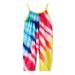 TAIAOJING Baby Romper Kids Girls Toddler Rainbow Outfits Strap Tie Dyed Jumpsuit Harem Girls Romper&Jumpsuit Onesie Outfit 1-2 Years