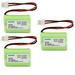 Kastar 3-Pack 2/3AAA 2.4V 300mAh Battery Replacement for V-tech 6002-13 6002-15 6002-16 6002-17 6181-13 6181-15 6181-16 6181-17 BT183642 LS6002 LS6002-13 LS6002-15 LS6002-16 LS6002-17