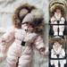 Hunpta Winter Jacket Outfit Infant Warm Thick Girl Coat Hooded Boy Baby Jumpsuit Romper Boys Outfits&Set