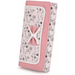 AVEKI Kawaii Wallet for Girls Large Capacity Bowknot Flower Card Holder Phone Case Zipper Pocket Women Purse Clutch Pink