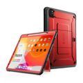 SUPCASE UB Pro Series Case for iPad Pro 12.9 inch 2020 Release Support Apple Pencil Charging with Built-in Screen Protector Full-Body Rugged Kickstand Protective Case (Red)