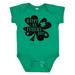 Inktastic Happy St. Patrick s Day Shamrock Silhouette in Black Boys or Girls Baby Bodysuit