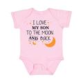 Inktastic I Love My Son To The Moon and Back Boys or Girls Baby Bodysuit