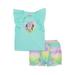 Minnie Mouse Toddler Girls Ruffle Shirt & Short Set 2 Piece