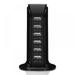 30W Multi 6 USB Port Desktop Charger Rapid Tower Charging Station Power Adapter