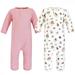 Hudson Baby Infant Girl Premium Quilted Coveralls Sweet Bakery 0-3 Months