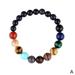 Eight Planets Natural Stone Bracelet Universe Yoga Chakra Galaxy Solar System Beads Bracelets For Men Women Jewelry T6J7