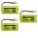 Kastar 3-Pack BT184342 / BT284342 Battery Replacement for Motorola S803 S804 T31 T3101 T3151 Philips SJB2121 SJB-2121 SJB2121/17 SJB-2121/17 SJB2121/37 SJB-2121/37 BT-184342 BT-28433 BT-284342