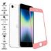 For Apple iPhone SE 3rd Gen 2022 / iPhone SE 2nd Gen 2020 / iPhone 8 / iPhone 7 Full Cover 3D-Touch Layer 2.5D Round Edge 9H Ultra-Clear Tempered Glass Screen Protector Rose Gold