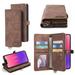Compatible with iPhone 13 Wallet Case Protective Flip Cover with Detachable Magnetic Wallet PU Leather Wallet with Lanyard
