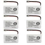 Kastar 6-Pack BT-1007 Battery Replacement for Panasonic HHR-P506 HHR-P506A HHR-P506A1B KX-TGA400B KX-TGA420B PQHHR150AAZ1 PQHHR150AA21 PQP506SVC MHP506A HSCO506 HSCOC06 Cordless Phone