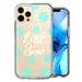 MUNDAZE Apple iPhone 11 Pro Christmas Holiday Let It Snow Winter Blue Snowflakes Design Double Layer Phone Case Cover