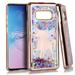 Bemz Liquid Series Case Compatible with Samsung Galaxy S10e Flowing Quicksand Glitter Protector Phone Case and Atom Cloth - Unicorn/Rose Gold