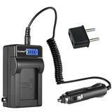 Kastar NP-QM91D LCD AC Battery Charger Compatible with Sony NP-FM30 NP-FM50 NP-FM55H NP-QM50 NP-QM51 NP-FM70 NP-FM71 NP-QM71 NP-QM71D NP-FM90 NP-FM91 NP-QM91 NP-QM91D Battery