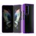 Allytech Galaxy Z Fold 4 5G Case Samsung Z Fold 4 Cover Transparent TPU Clear Case Shell Anti-scratch Shockproof Drop Protective Case Cover for Samsung Galaxy Z Fold 4 5G Case - Purple