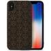 Case Yard Wooden Case for iPhone-X Soft TPU Silicone cover Slim Fit Shockproof Wood Protective Phone Cover for Girls Boys Men and Women Supports Wireless Charging Arrow Pattern Design