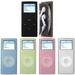 5-Pack Soft Silicon Skin Cover with Earphone Organizer for 2nd Generation iPod Nano