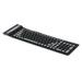 Dcenta 2.4G Wireless Keyboard 107 Keys Portable Folding Soft Silicone Dustproof Keyboard for Desktop Computer Laptop Plug and Play