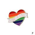 Flag Rainbow Heart Brooch Peace And Love Enamel Pins Clothes Bag Lapel Pin Pride Icon Badge Unisex Jewelry Gift NEW