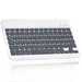 Ultra-Slim Bluetooth rechargeable Keyboard for Mac and all Bluetooth Enabled iPads iPhones Android Tablets Smartphones Windows pc - Shadow Grey