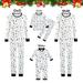 Dezsed Christmas Pajamas for Family Toddler Pajamas Clearance Christmas Round Neck Long Sleeve Printed Home Dress Parent-Child Clothes For Children Xmas Father Mother Kids Clothes