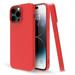 Silicone Case for iPhone 14 Liquid Silicone Case Anti-Scratch Protective Case for iPhone 14 Red