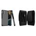 MK Armor Case for Nokia G400 5G and Vertical Nylon Belt Holster Pouch - Gray