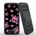 INFUZE Qi Wireless Portable Charger for AT&T Calypso 2 External Battery (12000 mAh 18W Power Delivery USB-C/USB-A Quick Charge 3.0 Ports Suction Cups) - Pink Skulls