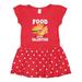 Inktastic Valentine s Day Food is My Valentine Girls Toddler Dress