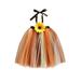 TheFound Toddler Baby Girl Summer Halter Dress Sunflower Sleeveless Mesh Tulle Tutu Dress Party Clothes