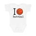 Inktastic I Heart Basketball Boys or Girls Baby Bodysuit