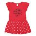 Inktastic Lil Miss Love Bug with Lady Bug and Hearts Girls Toddler Dress