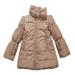 Richie House Baby Girls Brown Bejeweled Padded Coat 24M