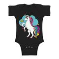 Awkward Styles Unicorn Love Baby Bodysuit Short Sleeve Unicorn Gifts for Baby Girls Unicorn Love Unicorn Gifts Unicorn Party Outfits for Girls Unicorn Birthday Gifts Unicorn Themed