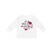 Inktastic Lil Miss Love Bug with Lady Bug and Hearts Girls Long Sleeve Toddler T-Shirt