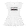 Inktastic I Love CO Mirror Words Girls Toddler Dress