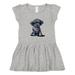 Inktastic Black Doodle Puppy Girls Toddler Dress
