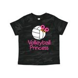 Inktastic Volleyball Butterfly Princess Girls Toddler T-Shirt