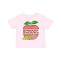 Inktastic Apple School Is Cool Girls Toddler T-Shirt